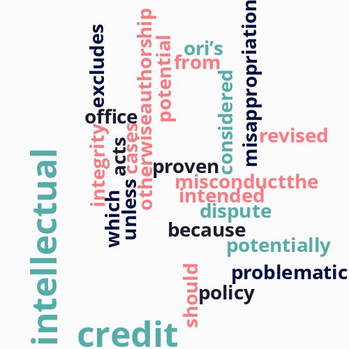Authorship credit disputes should all ...